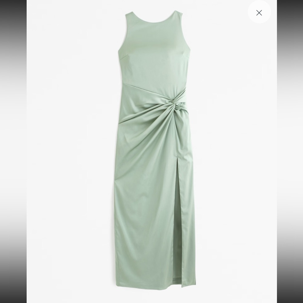 Women's Draped Skirt Maxi Dress
Color: GREEN
Size: GREEN S PETITE